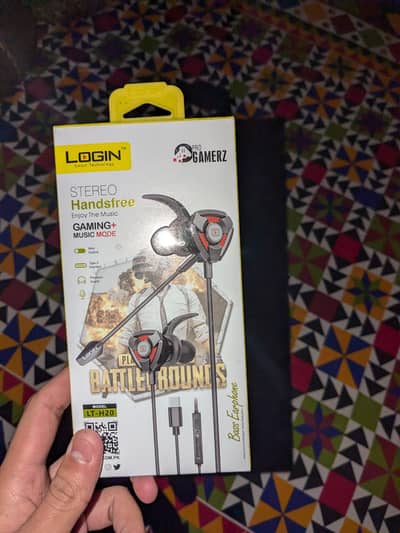 login gaming stereo handsfree