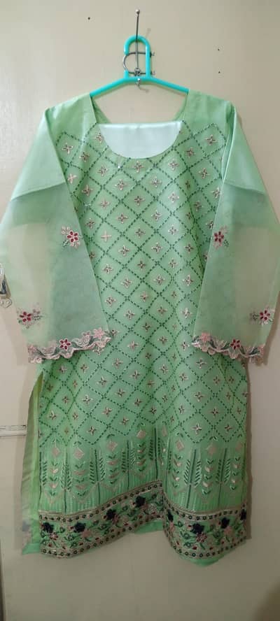 New Stitched Embroidery Dress