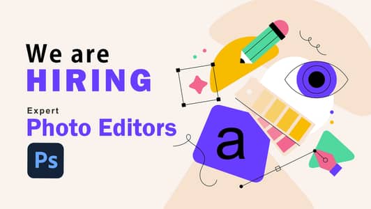 Expert Photoshop Photo Editors Needed