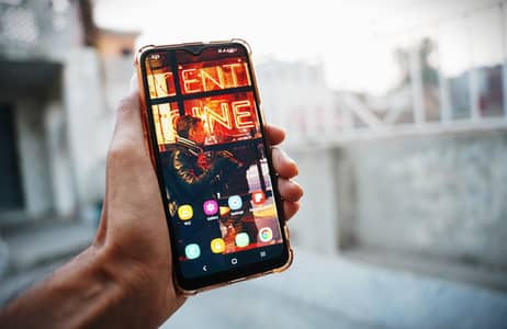 Samsung Mobile A10S + Original Charger