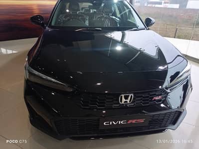Brand New Honda Civic RS Turbo 2026 Showroom Delivery Ready