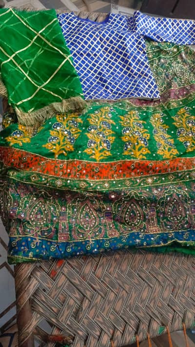 three pieces lehnga suit