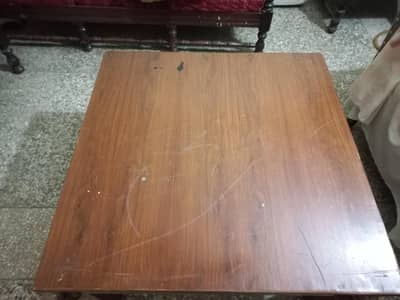 wooden table