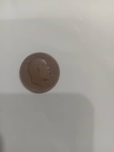 one quarter Anna  INDIA(1908)