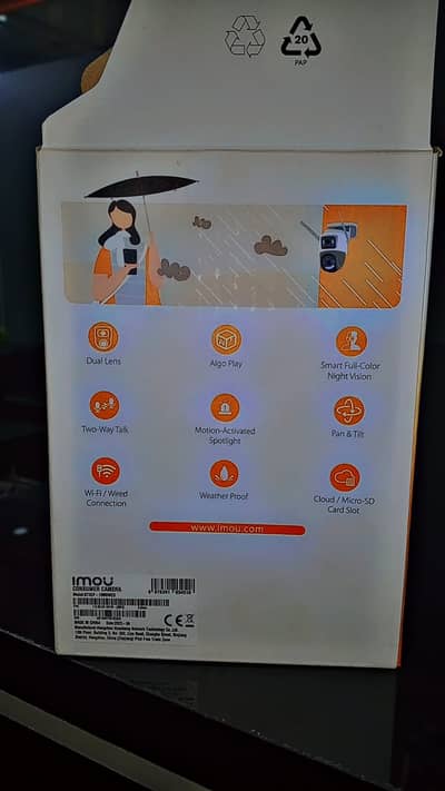 dual lend smart  security camera