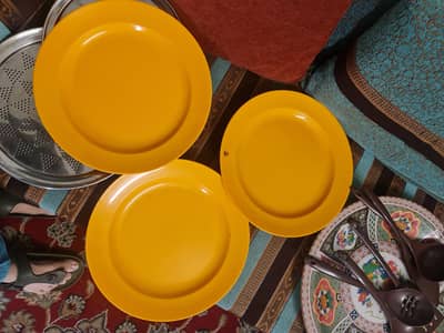 plastic ware serving platters