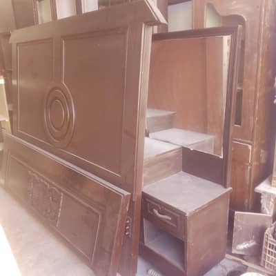 bed dressing +side tables