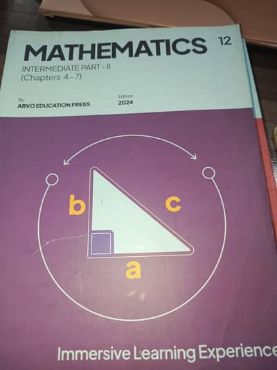 Arvo Maths book 12th class