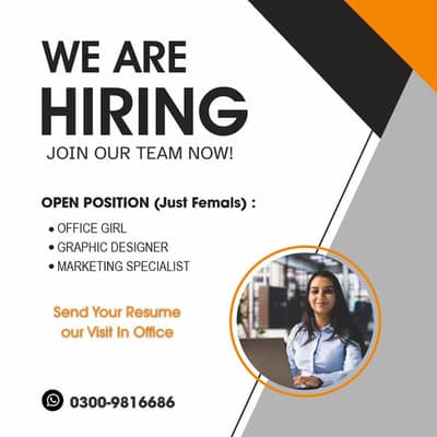 Job Avalible for Office Girls