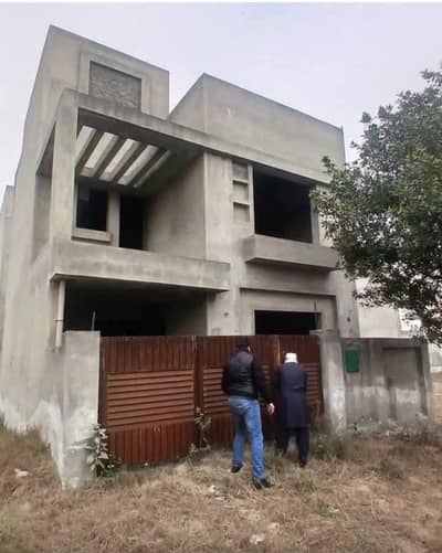I SELL 5 MARLA BRAND NEW GRAY STRUCTURE HOUSE IN BAHRIA ORCHARD LAHORE
