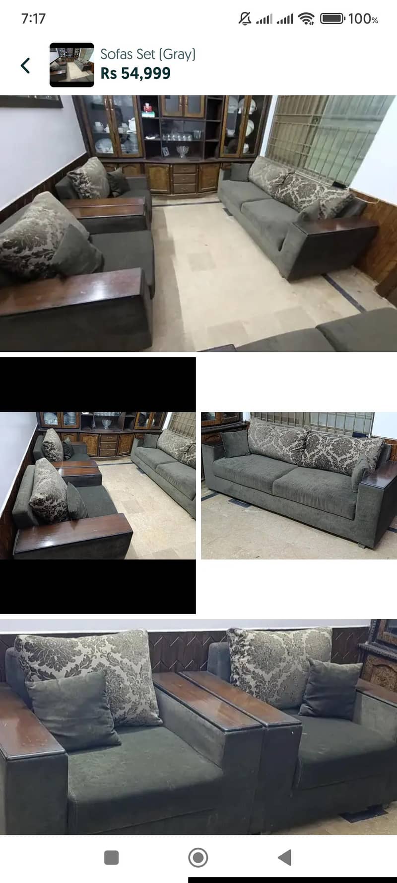 Sofas Set (Poison Grey) 3