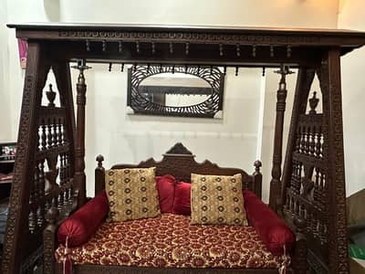 Chinyoti Sheeshum Wooden Jhoola