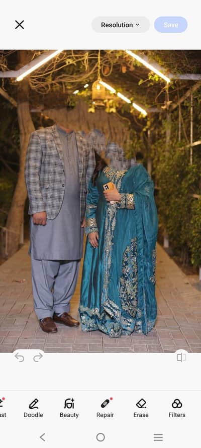 maxi large size green shade