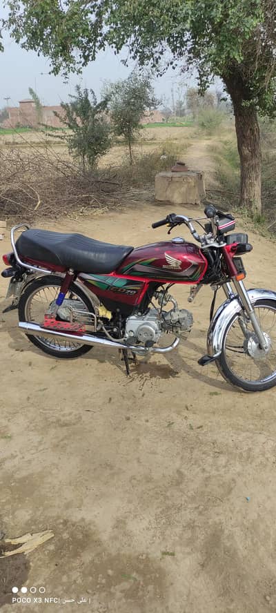 honda cd 70 22 model for sale lush condition