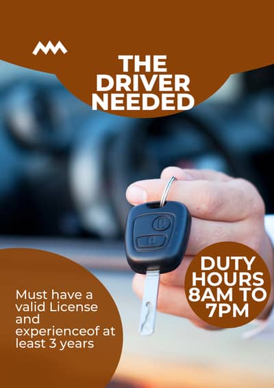 Driver Needed for home and school duties