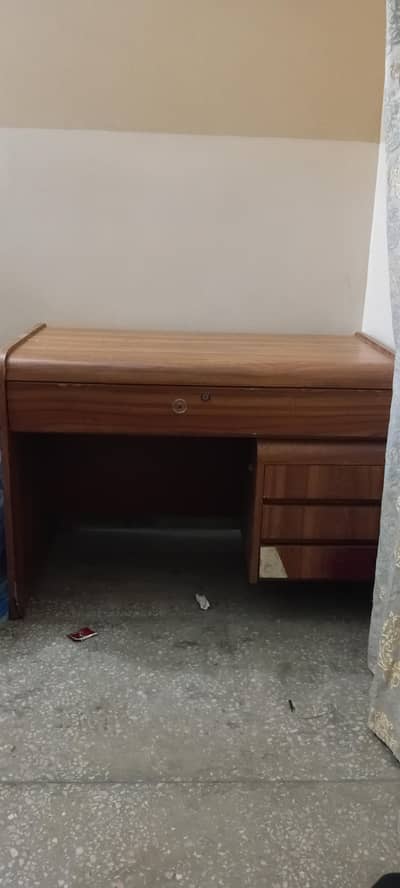 office table wooden - computer /laptop table & divider for dishes