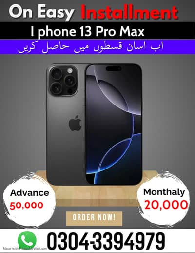 Apple iPhone 13 Pro Max Pta Approved on Easy Installment