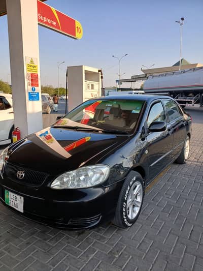 toyota corolla 2008 black colour