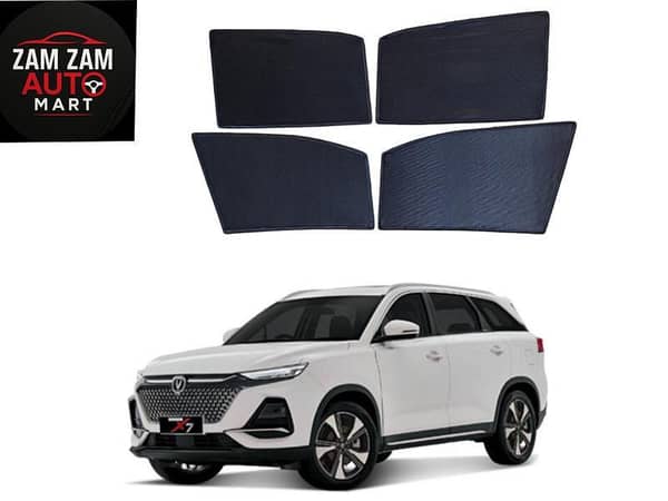 Changan Oshan X7 Premium Quality Japani Sun Shades 4 PCS - Model 2022-2025
