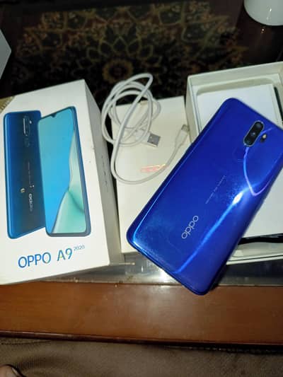 oppo A9 2020 8gb 128gb complete box