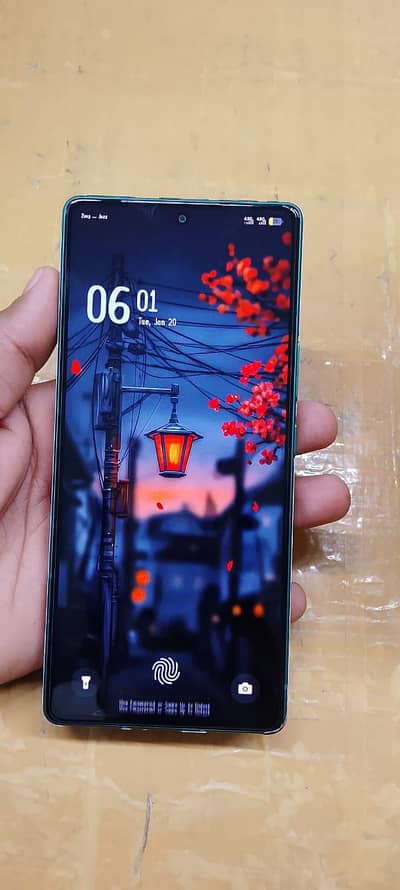 infinx not50 8+8 256  gareen color only 4 month use