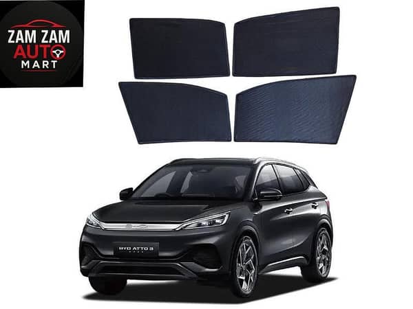 BYD ATTO 3 Premium Quality Japani Sun Shades 4 PCS - Model 2024-2025