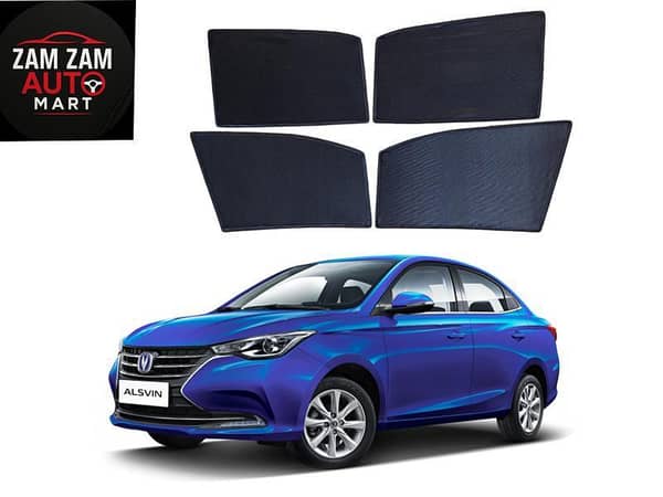 Changan Alsvin Premium Quality Japani Sun Shades 4 PCS - Model 2021-2025