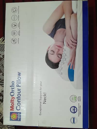 MoltyOrtho Contour Pillow – Ortho Neck Support (Like New)