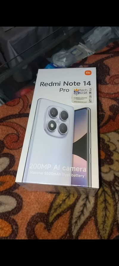 Redmi note 14pro 256gb pack non active