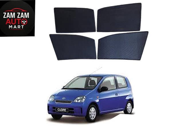 Daihatsu Cuore Premium Quality Japani Sun Shades 4 PCS - Model 2000-2012