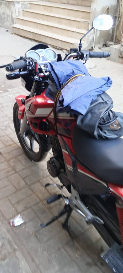 honda cb 150f karachi red  color exchange possible