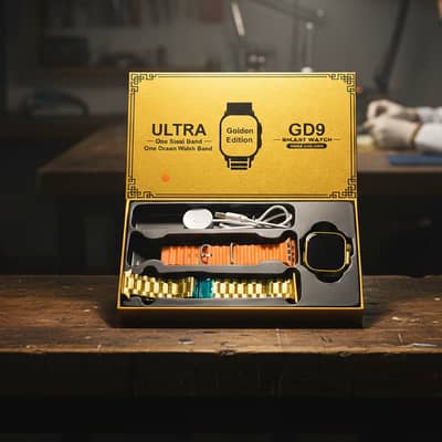 GD9 Ultra Golden Edition Smart Watch Providing Premium Design