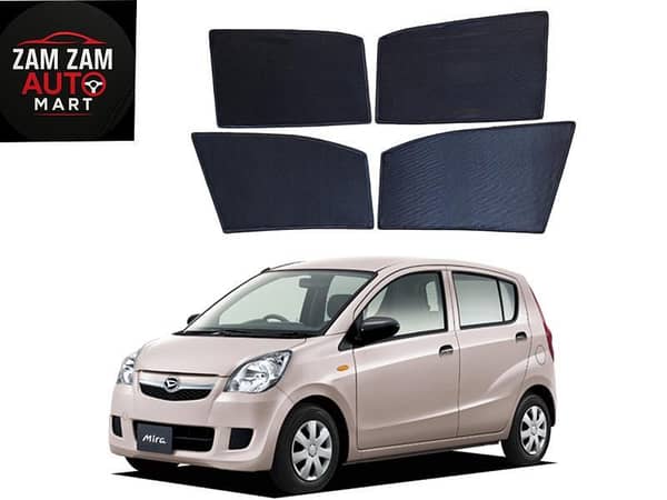 Daihatsu Mira Premium Quality Japani Sun Shades 4 PCS - Model 2006-2017