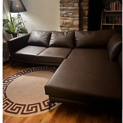 ultra comfy big seat sized L shaped sofa