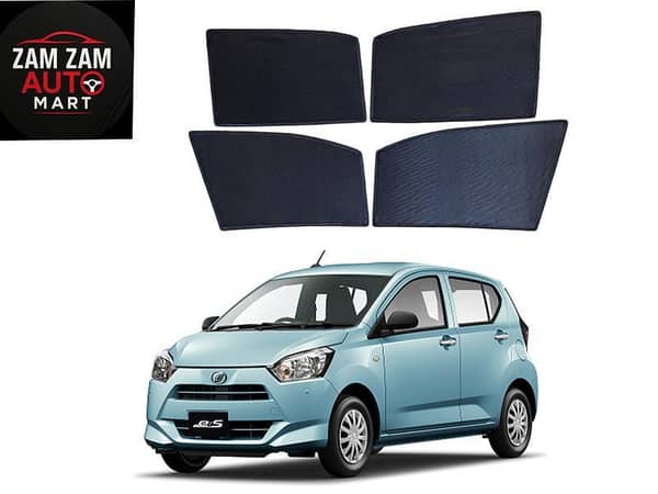 Daihatsu Mira Premium Quality Japani Sun Shades 4 PCS - Model 2018-2025