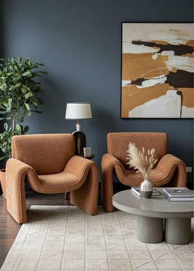 Pair of ‘M’ shaped chairs