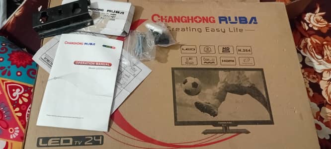 changing ruba 24inch led tv