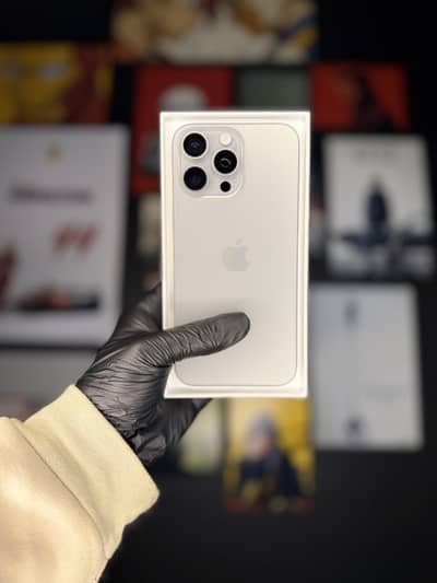 Iphone 15 Pro Max Dual Sim PTA 256GB Natural Titanium 10/10