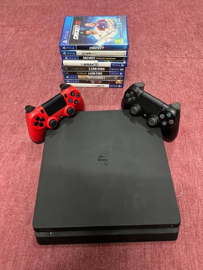 PS4 Slim(500 GB) | 2 Contollers | Games