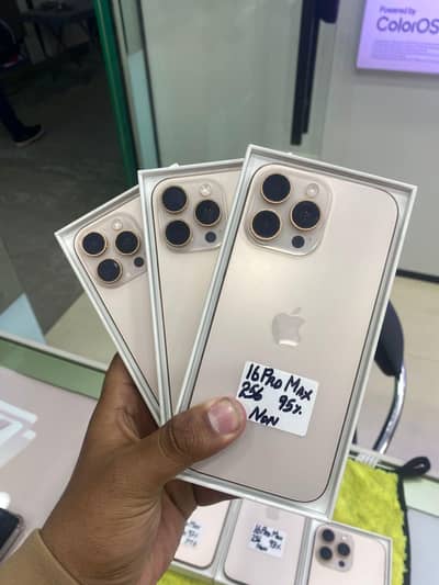 16 pro mx 256gb Non and PTA both