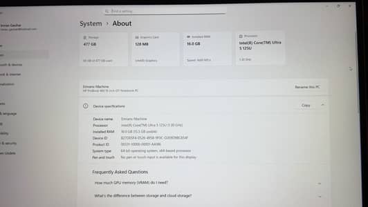 HP ProBook 460 G11 14th Gen Ultra 5