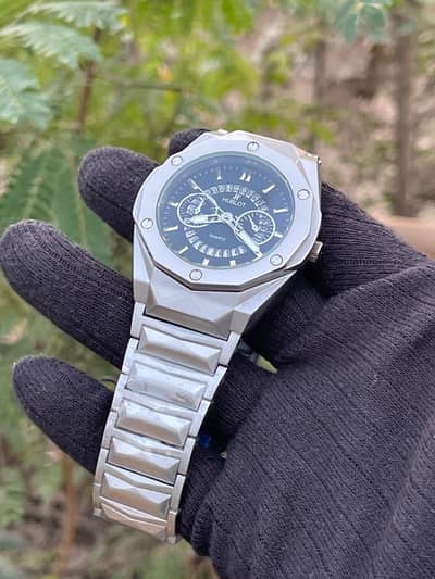 Steel heavy watch