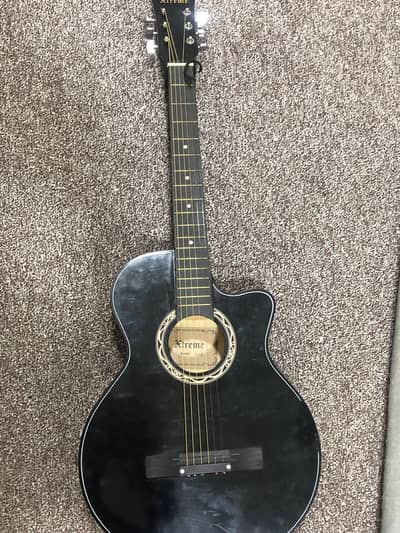 Black guitar for sale