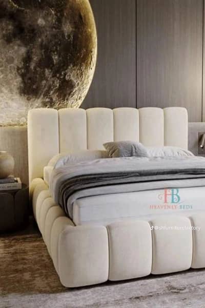Bed /Poshish Bed /Double Bed/king Size Bed/Bed Dressing Side Table