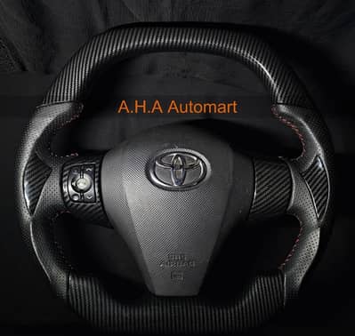 Toyota vitz carbon fibre hydrodip Steering wheel