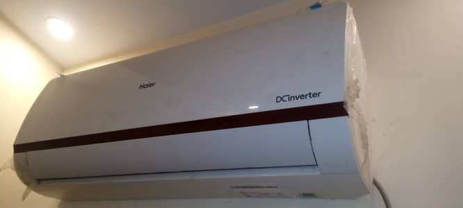 Haier 1 ton inverter AC, slightly used