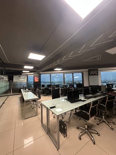 FURNISHED OFFICE FOR RENT PHASE 6 D H A 3000 SQUARE FEET WITH LIFT
