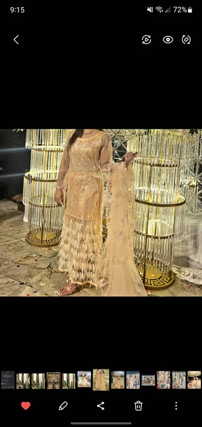 Mango color dress for formal events