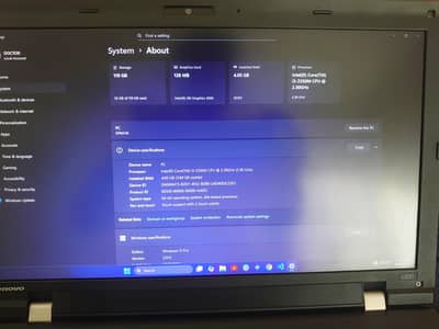 Lenovo Thinkpad i3 2nd Gen