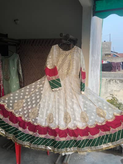 White beautiful frock